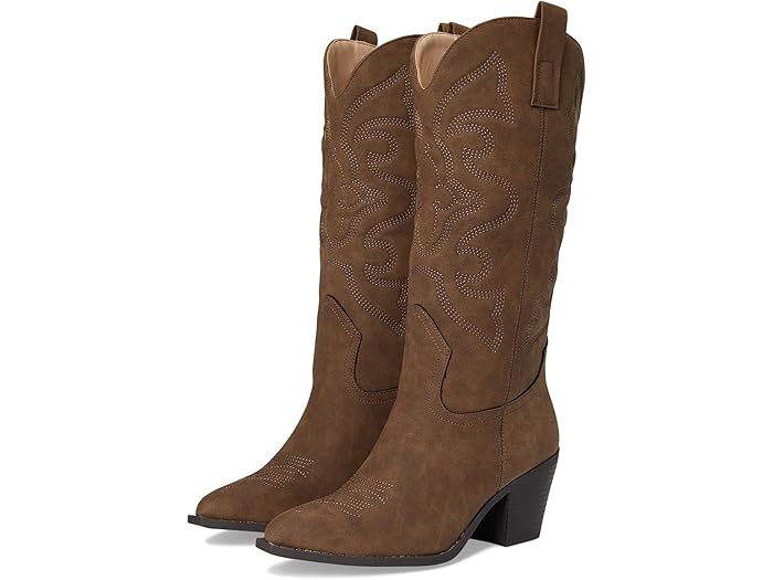 (取寄) ジュルネ コレクション レディース ヤントリー Journee Collection women Chantry Brown PU