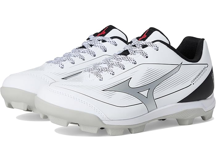 (取寄) ミズノ ボーイズ ダイヤモンド JR (リトル キッド/ビッグ キッド) Mizuno boys Cushionrevo Diamond Jr (Little Kid/Big Kid) White/Black 19,900円