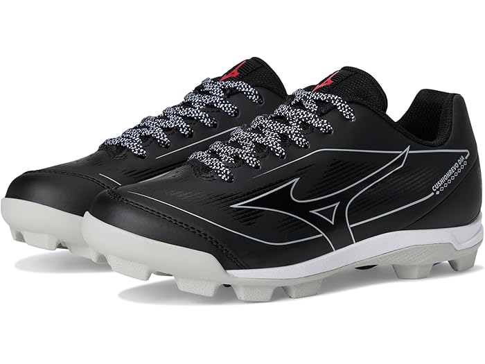 (取寄) ミズノ ボーイズ ダイヤモンド JR (リトル キッド/ビッグ キッド) Mizuno boys Cushionrevo Diamond Jr (Little Kid/Big Kid) Black/White 19,900円
