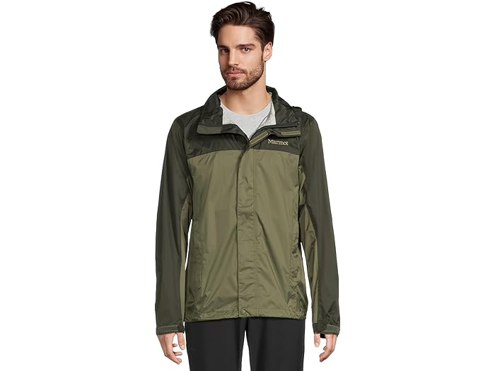 (取寄) マーモット メンズ プレシップ エコ ジャケット Marmot men PreCip Eco Jacket Rosin Green/Olive Grove