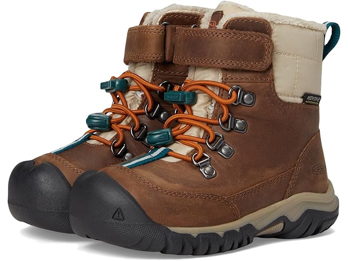 (取寄) キーン キッズ キッズ カニボウ ウォータープルーフ (トドラー/リトル キッド) KEEN Kids kids Kanibou Waterproof (Toddler/Little Kid) Dark Earth/Roasted Pecan