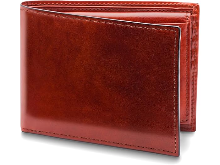 (取寄) ボスカ メンズ オールド レザー コレクション - クレジット ウォレット W/ Id パスケース Bosca men Old Leather Collection - Credit Wallet w/ ID Passcase Cognac Leather