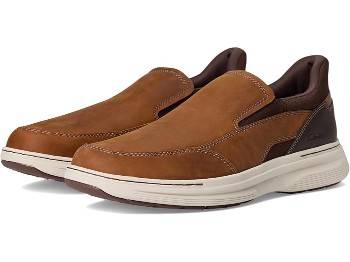 (取寄) クラークス 靴 メンズ ステップ Clarks men Craftwell Step Light Brown Leather