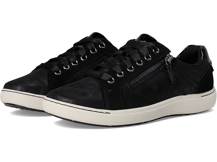 (取寄) クラークス 靴 レディース ナレ ゼン Clarks women Nalle Zen Black Interest Leather