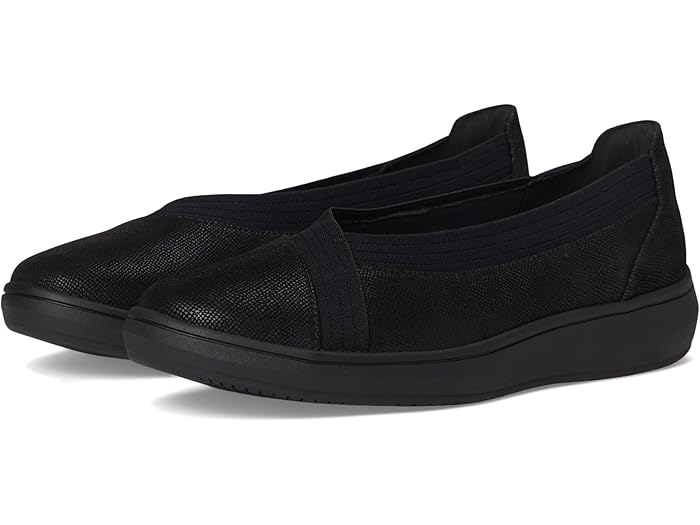 (取寄) クラークス 靴 レディース エアー Clarks women Breezesky Air Black Textile 1