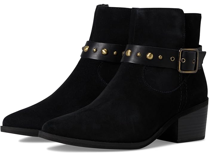 (取寄) クラークス 靴 レディース バックル Clarks women Morzine Buckle Black Suede