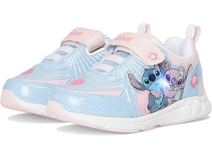 (取寄) ジョズモ ガールズ リロ アンド ステッチ ライテッド スニーカー (トドラー/リトル キッド) Josmo girls Lilo & Stitch Lighted Sneakers (Toddler/Little Kid) Blue/Pink