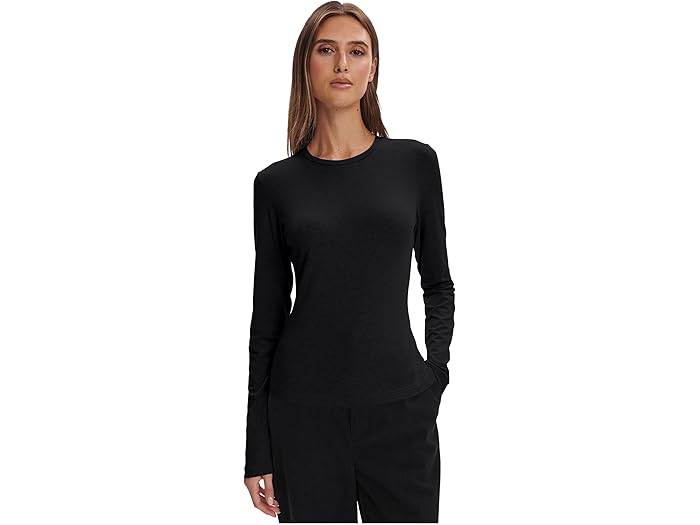 (取寄) バーリー レディース エドナ ロング スリーブ フィッティド ティー Varley women Edna Long Sleeve Fitted Tee Black