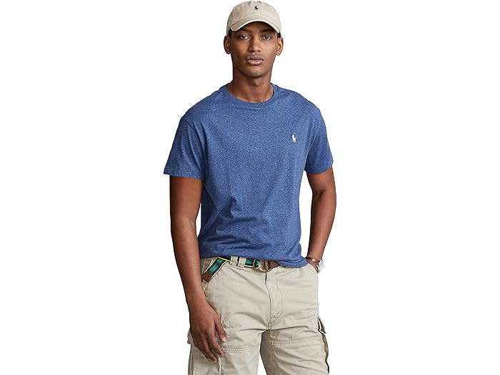 (取寄) ラルフローレン メンズ クラシック フィット クルー T-シャツ Polo Ralph Lauren men Classic Fit Crew T-Shirt Derby Blue Heather 12,643円