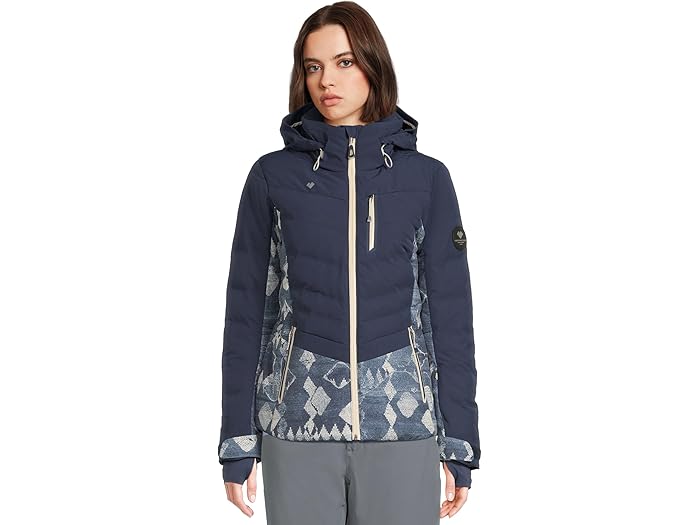 (取寄) オバマイヤー レディース コシマ ダウン ジャケット Obermeyer women Cosima Down Jacket Indigo Mountains 58,707円