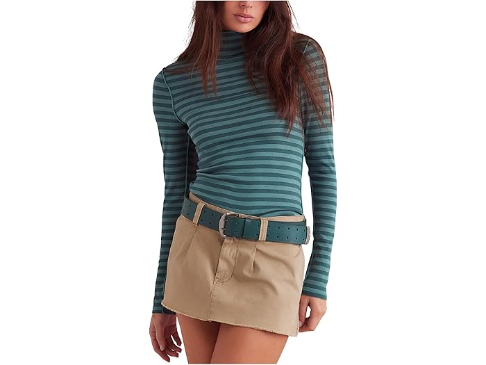 (取寄) フリーピープル レディース ウィー ザ フリー グッド グッド ストライプ タートルネック Free People women We The Free Good Good Stripe Turtleneck Rainforest Combo