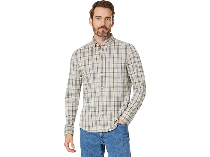 (取寄) ファリティ メンズ コーストライン ニット シャツ Faherty men Coastline Knit Shirt Birch River Plaid