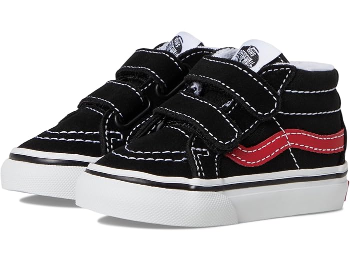(取寄) バンズ キッズ ボーイズ Sk8-ミッド リイシュー V (インファント/トドラー) Vans Kids boys Sk8-Mid Reissue V (Infant/Toddler) Retro Pop Black/Red