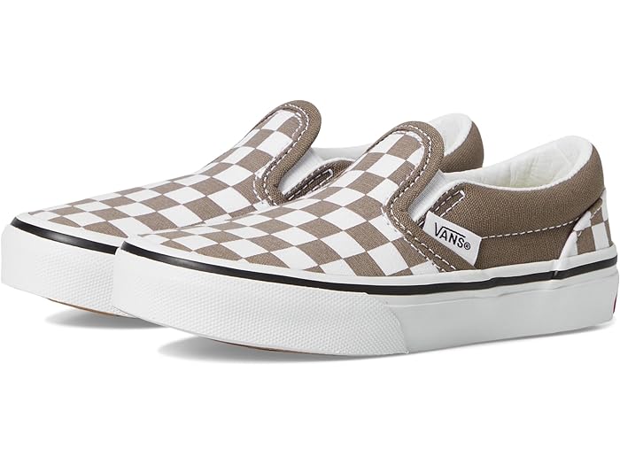 (取寄) バンズ キッズ キッズ クラシック スリッポン (リトル キッド) Vans Kids kids Classic Slip-On (Little Kid) Color Theory Checkerboard Walnut