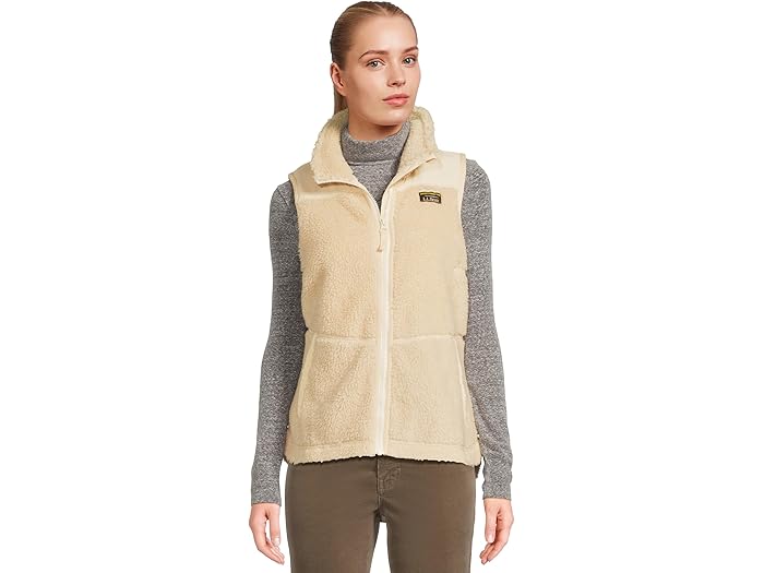 (取寄) エルエルビーン レディース ビーンズ シェルパ フリース ベスト L.L.Bean women Bean's Sherpa Fleece Vest Natural