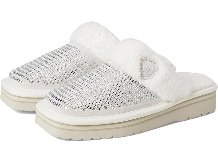 (取寄) アリアット レディース ジャッキー スクエア トゥ エキゾチック プラットフォーム Ariat women Jackie Square Toe Exotic Platform Dazzle Cream