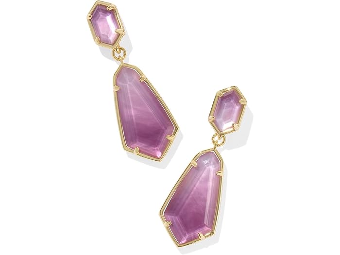 (取寄) ケンドラスコット レディース ハリー コンバーチブル ドロップ イヤリングス Kendra Scott women Hallie Convertible Drop Earrings Gold Purple Watercolor Illusion 20,874円