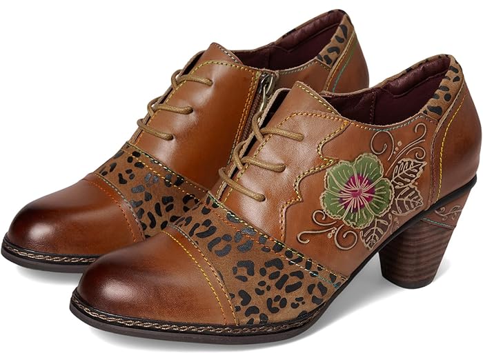 (取寄) ラルティストバイスプリングステップ レディース L'Artiste by Spring Step women Hunteera Camel Multi