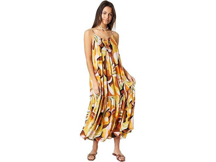 (取寄) ビラボン レディース サン フォロワー ミディ スイム カバー-アップ Billabong women Sun Follower Midi Swim Cover-Up Multi 9,324円