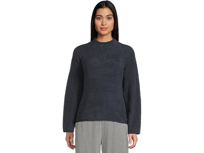 (取寄) ベアフットドリームス レディース コージーシック R ラグラン プルオーバー Barefoot Dreams women Cozychic Raglan Pullover Indigo