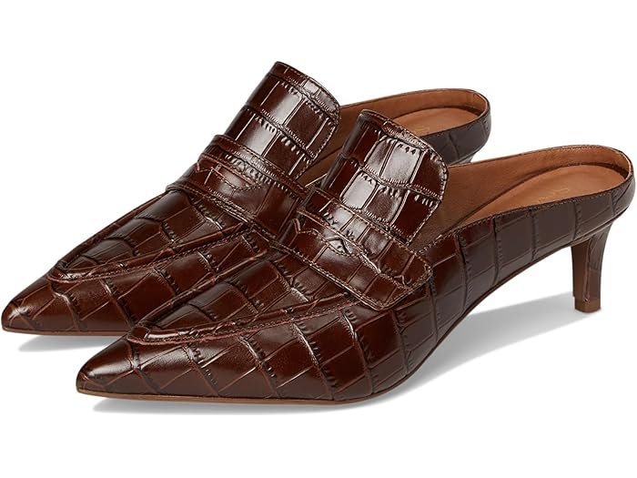 (取寄) セイシェル レディース スタンナー クロコ レザー ミュール Seychelles women Stunner Croco Leather Mule Brown