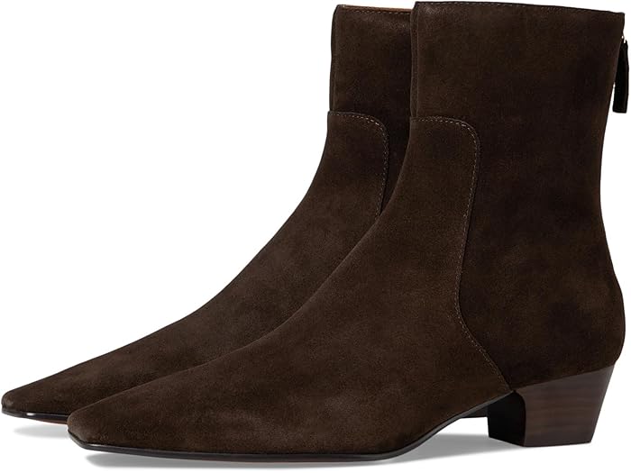 (取寄) メイドウェル レディース ローレル ブーティ - スエード Madewell women Laurel Booties - Suede Dark Carob