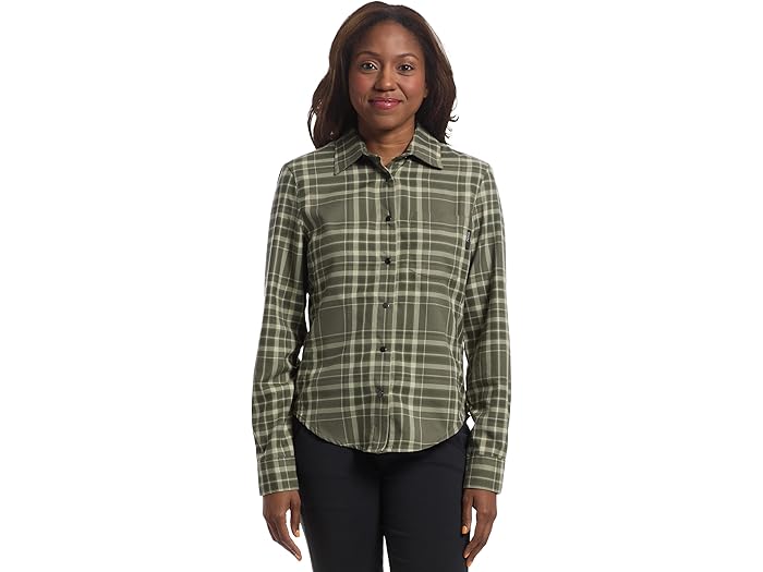 (取寄) フライロー レディース ブリジット テック フランネル Flylow women Brigitte Tech Flannel Evergreen/Mist Plaid