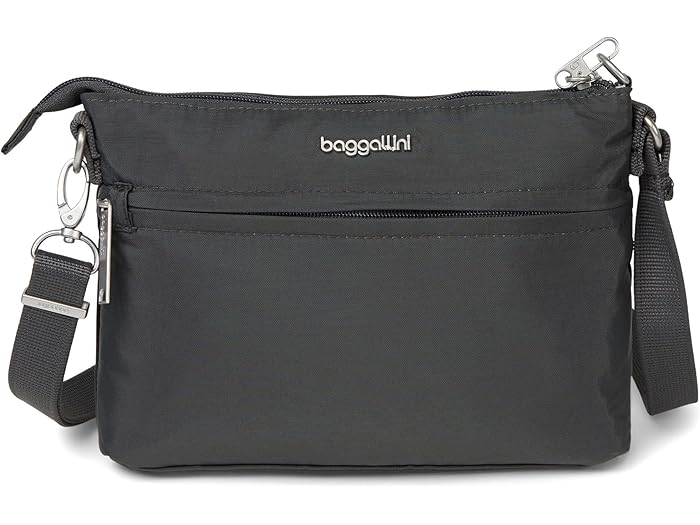 (取寄) バッガリーニ レディース セキュアテックス アンチ-シーフ メメント クロスボディ Baggallini women Securtex Anti-Theft Memento Crossbody Charcoal