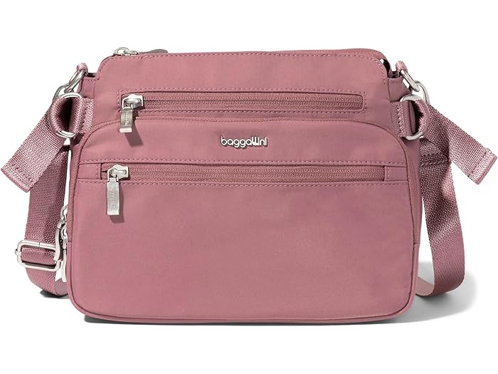 (取寄) バッガリーニ レディース マレ クロスボディ Baggallini women Marais Crossbody Mauve Twill