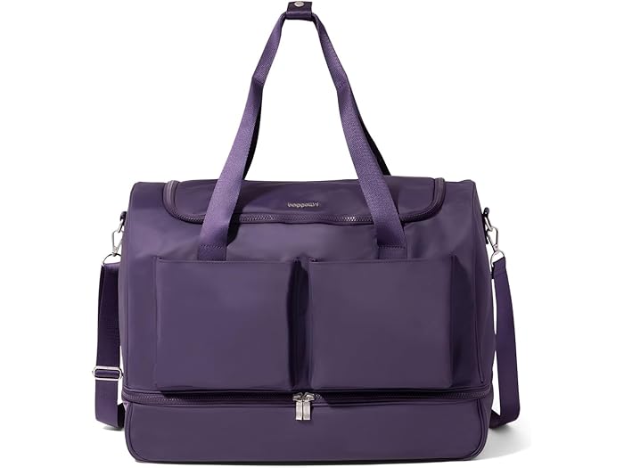 (取寄) バッガリーニ レディース デラックス フィフス アベニュー ウィークエンダー Baggallini women Deluxe Fifth Avenue Weekender Deep Grape Twill 27,138円