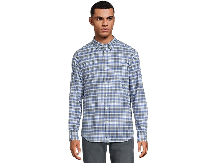 (取寄) ヴィンヤードヴァインズ メンズ ファラウェイ プレイド パフォーマンス コットン シャツ Vineyard Vines men Faraway Plaid Performance Cotton Shirt Balsam