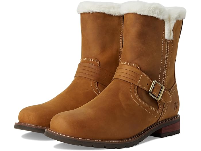 (取寄) アリアット レディース サバンナ シェルパ ウォータープルーフ ブーツ Ariat women Savannah Sherpa Waterproof Boots Carmel Tan