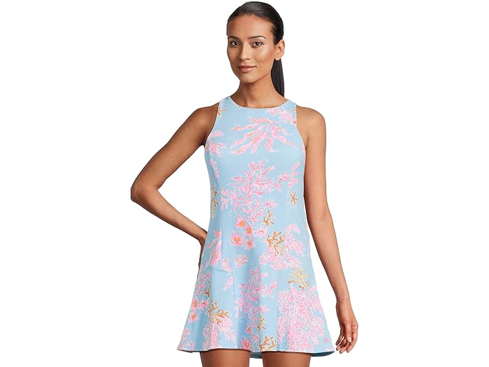 (取寄) リリー ピュリッツァー レディース ウェストレイ アクティブ ドレス Upf Lilly Pulitzer women Westley Active Dress Upf Multi Royal Coral