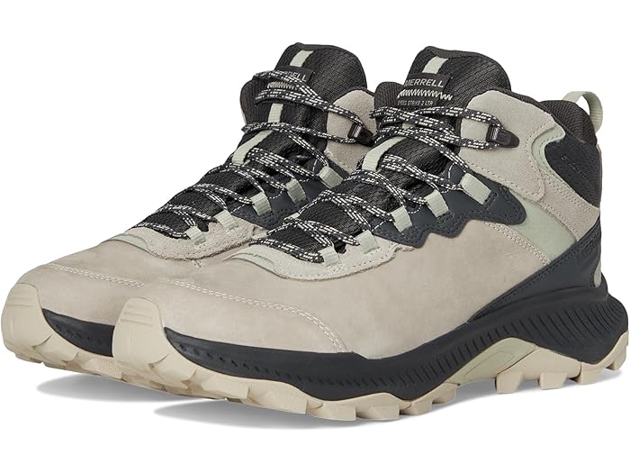(取寄) メレル メンズ スピード ストライク 2 レザー ミッド ウォータープルーフ Merrell men Speed Strike 2 Leather Mid Waterproof Basalt