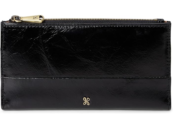 (取寄) ホーボー レディース ジル ラージ バイフォールド ウォレット HOBO women Jill Large Bifold Wallet Black