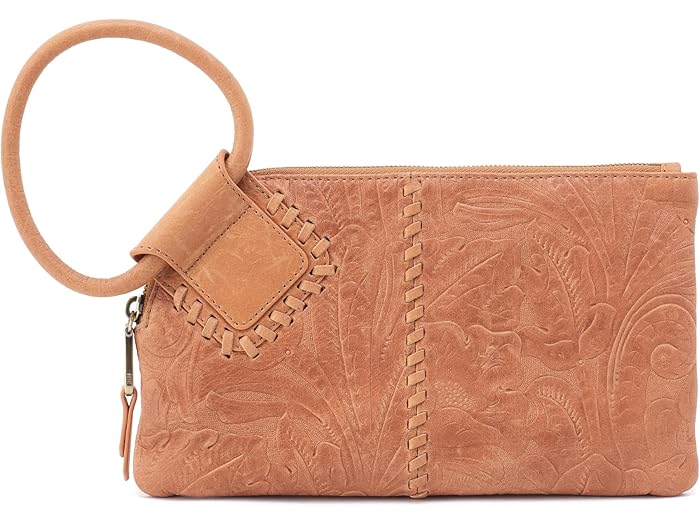 (取寄) ホーボー レディース セーブル リスレット HOBO women Sable Wristlet Saddle Tooled Emboss
