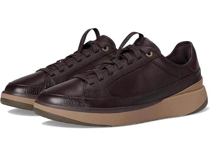 (取寄) コールハーン メンズ グランドプロ オール デイ コート レザー スニーカー Cole Haan men Grandpro All Day Court Leather Sneakers Chocolate/Madeira Suede/Irish Coffee