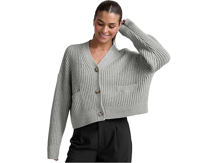 (取寄) ビヨンドヨガ レディース ソフト ウール ブレンド カーディガン Beyond Yoga women Soft Wool Blend Cardigan Gray Heather