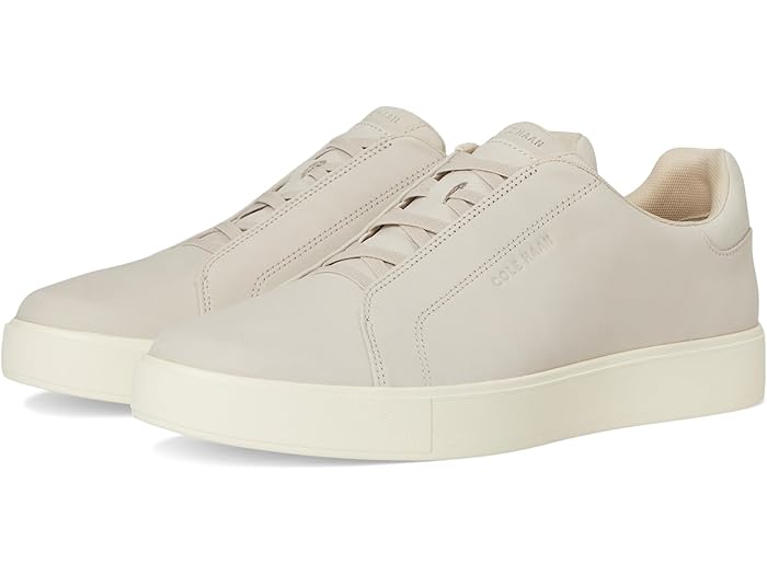 (取寄) コールハーン レディース グランドプロ ラグゼ スリッポン スニーカー Cole Haan women Grandpro Luxe Slip-On Sneakers Silver Lining Nubuck/Ivory