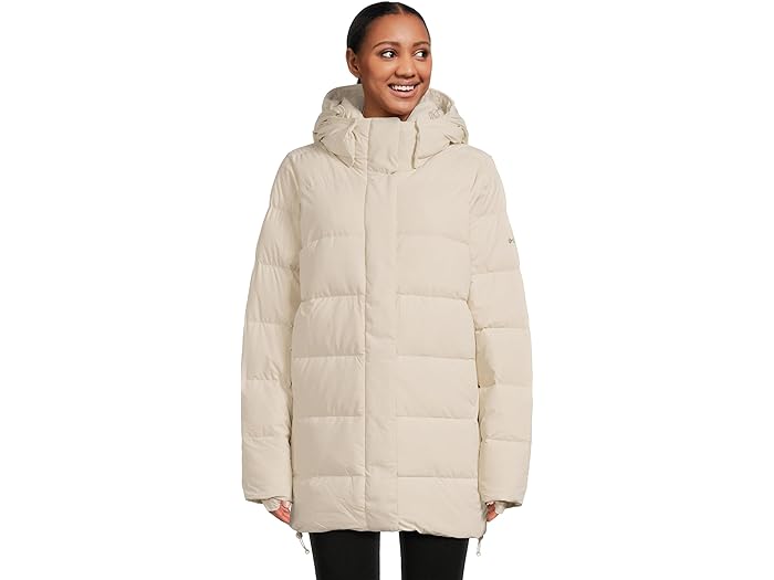 (取寄) コロンビア レディース アメーズ パフ ミッド フーデット ジャケット Columbia women Amaze Puff Mid Hooded Jacket Dark Stone