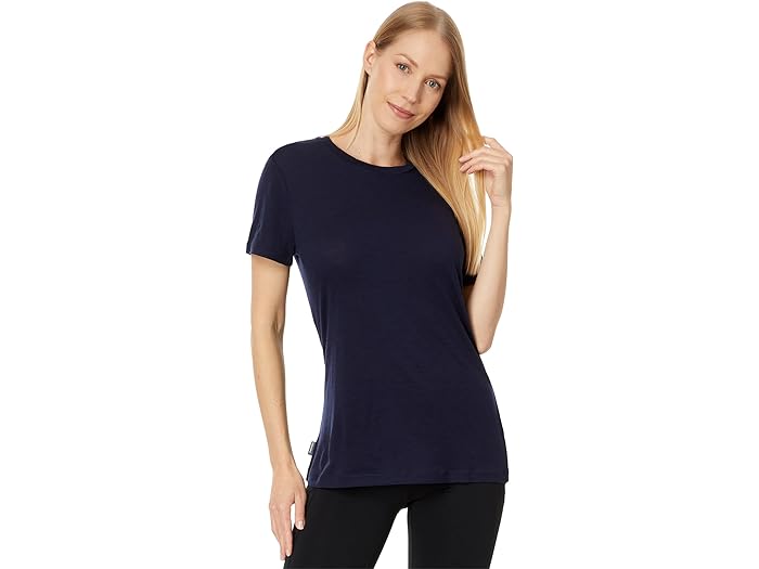 (取寄) アイスブレイカー レディース 150 テック ライト 3 ショート スリーブ ティー Icebreaker women 150 Tech Lite III Short Sleeve Tee Midnight Navy 17,980円