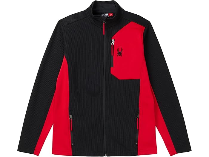 (取寄) スパイダー キッズ キッズ バンディット ジャケット (リトル キッド/ビッグ キッド) Spyder Kids kids Bandit Jacket (Little Kid/Big Kid) Black/Red