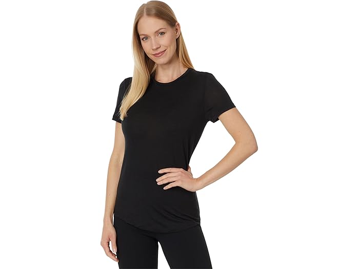 (取寄) アイスブレイカー レディース 125 クール-ライト スフィア 3 ショート スリーブ ティー Icebreaker women 125 Cool-Lite Sphere III Short Sleeve Tee Black