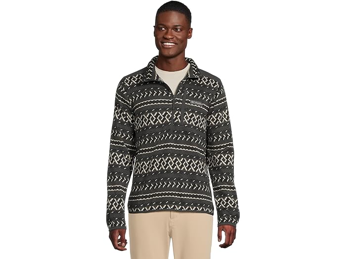 (取寄) コロンビア メンズ セーター ウェザー プリンテッド ハーフ ジップ リ Columbia men Sweater Weather Printed Half Zip II Shark KnitKnot