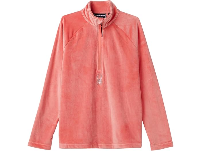 (取寄) スパイダー キッズ ガールズ シマー バグ 1/2 ジップ (ビッグ キッド) Spyder Kids girls Shimmer Bug 1/2 Zip (Big Kid) Coral Haze