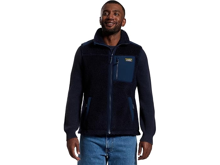 (取寄) エルエルビーン メンズ ビーンズ シェルパ ベスト レギュラー L.L.Bean men Bean's Sherpa Vest Regular Classic Navy