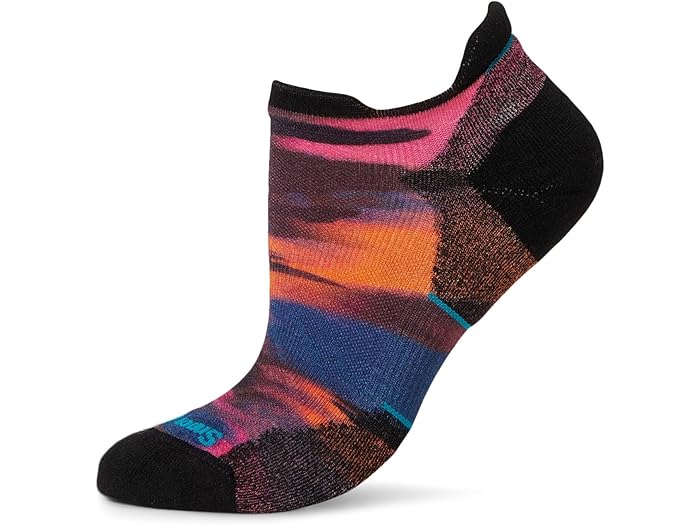 (取寄) スマートウール レディース ラン ターゲッティド クッション ブラッシュ プリント ロウ アンクル ソックス Smartwool women Run Targeted Cushion Brushed Print Low Ankle Socks Garden Pink