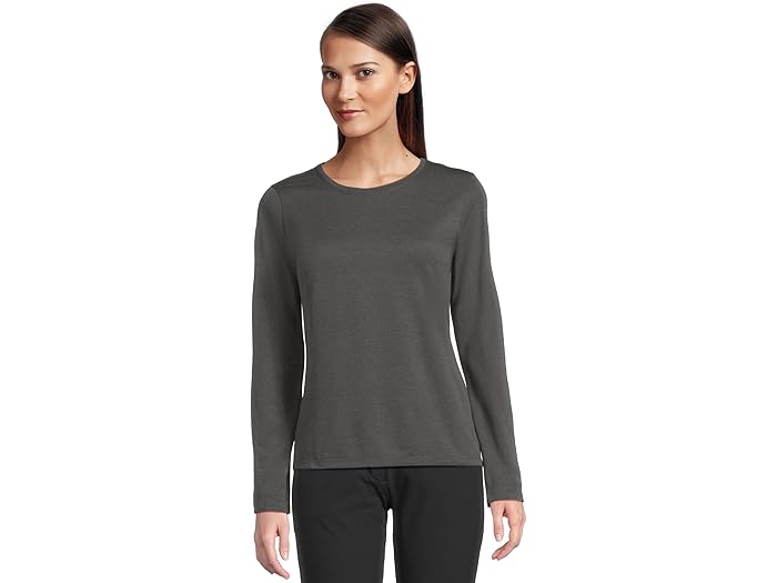 (取寄) アークテリクス レディース ティーマ クルー ロング スリーブ Arc'teryx women Taema Crew Long Sleeve Black Heather