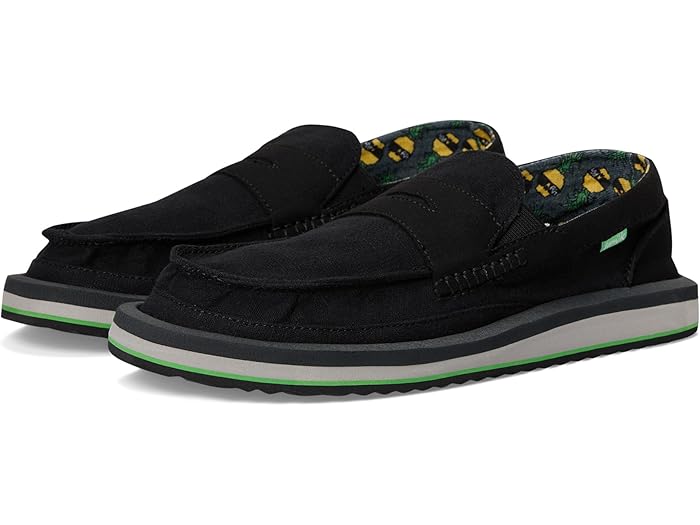 (取寄) サヌーク メンズ ドニー ローファー X ベン グレービー Sanuk men Donny Loafer X Ben Gravy Black