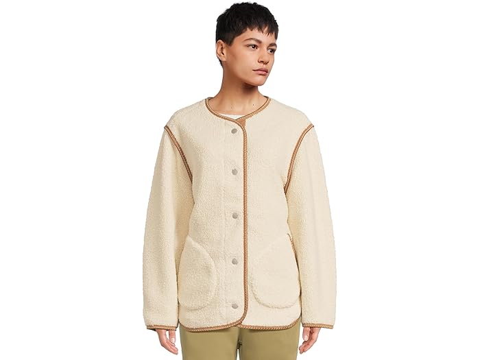 (取寄) アグ レディース ジャケット UGG women Emmersyn Uggbraid Jacket Cream